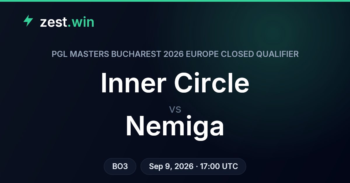 Inner Circle vs Nemiga Prediction — PGL Masters Bucharest 2026