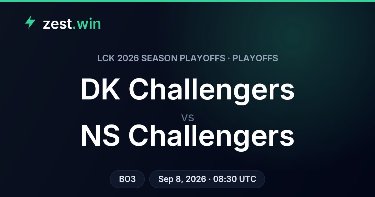 DK Challengers vs NS Challengers Prediction — LCK 2026 Playoffs