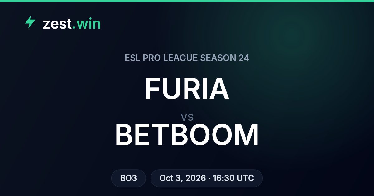FURIA vs BETBOOM Prediction — ESL Pro League Season 24