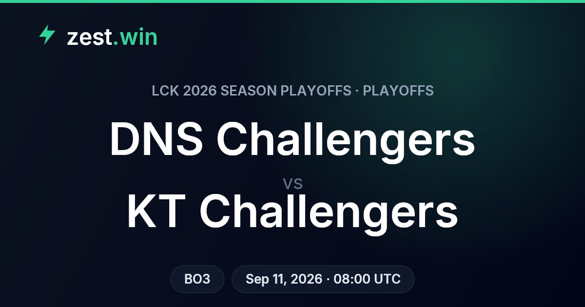 DNS Challengers vs KT Challengers Prediction — LCK 2026 Playoffs
