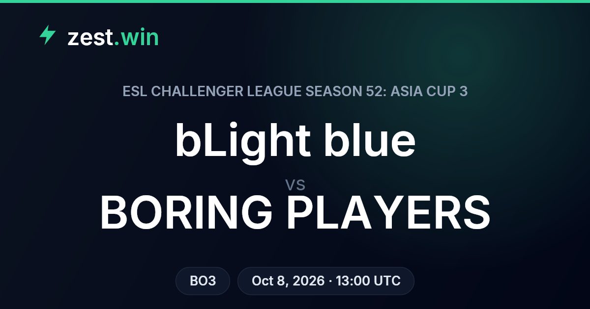 bLight blue vs BORING PLAYERS: model sits above the market