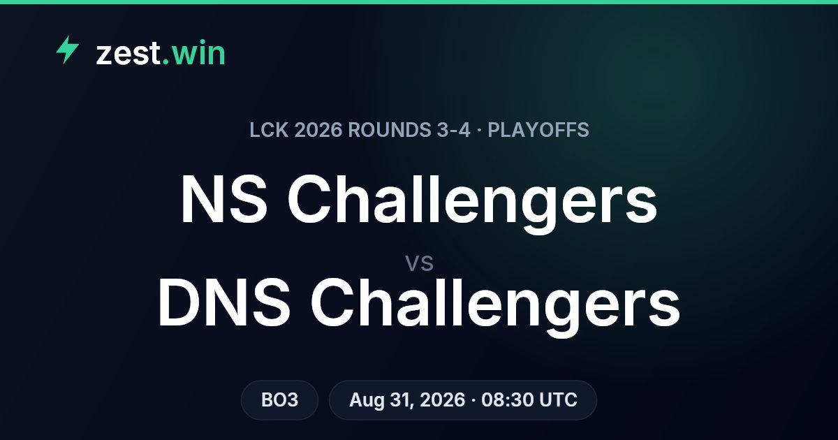 NS Challengers vs DNS Challengers Prediction — LCK 2026 Playoffs