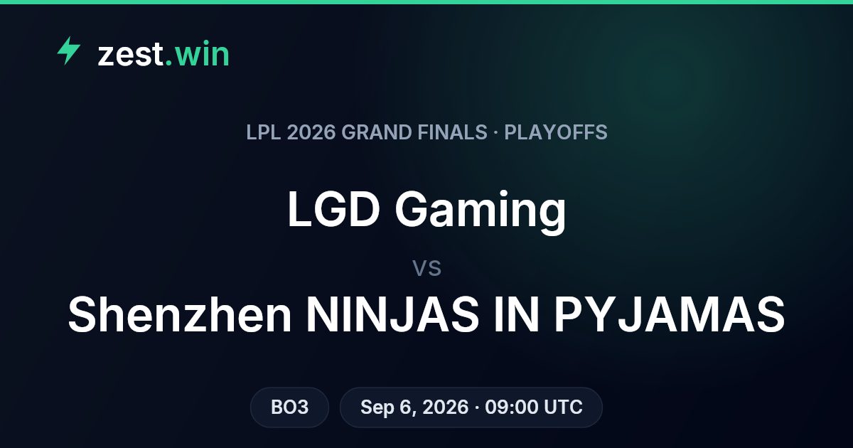 LGD vs NINJAS IN PYJAMAS Prediction — LPL 2026 Grand Finals