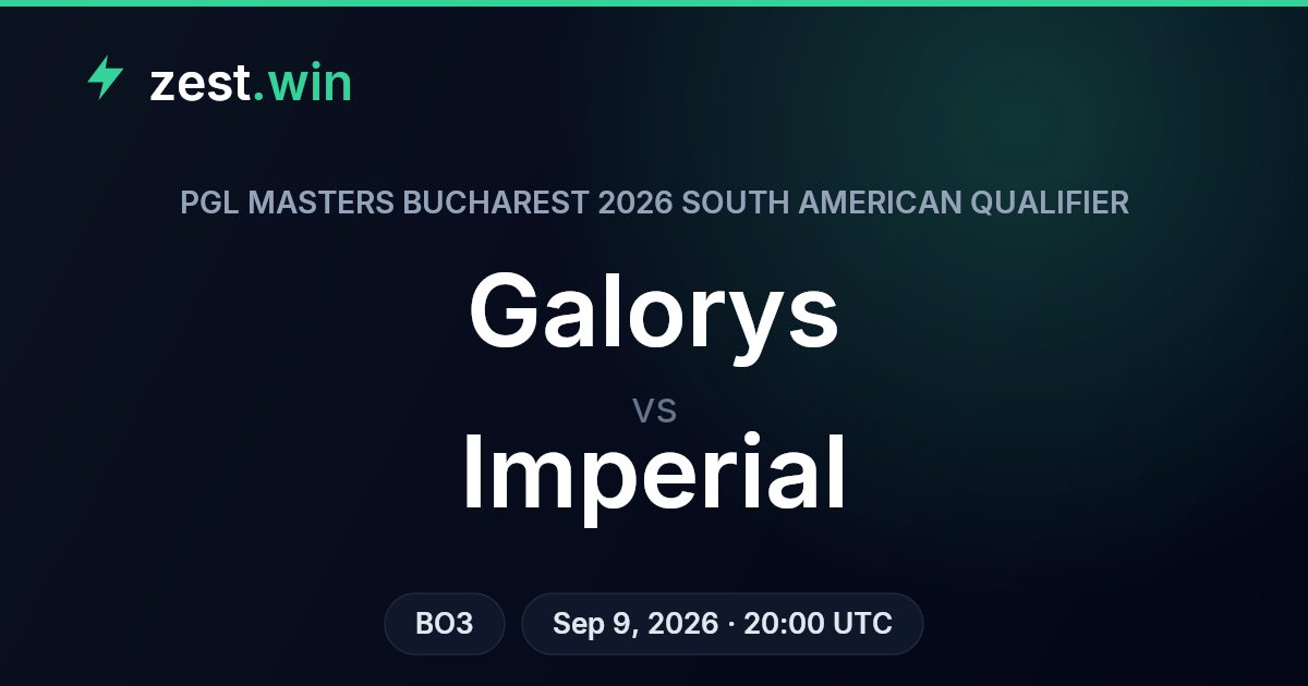 Galorys vs Imperial Prediction — PGL Masters Bucharest 2026