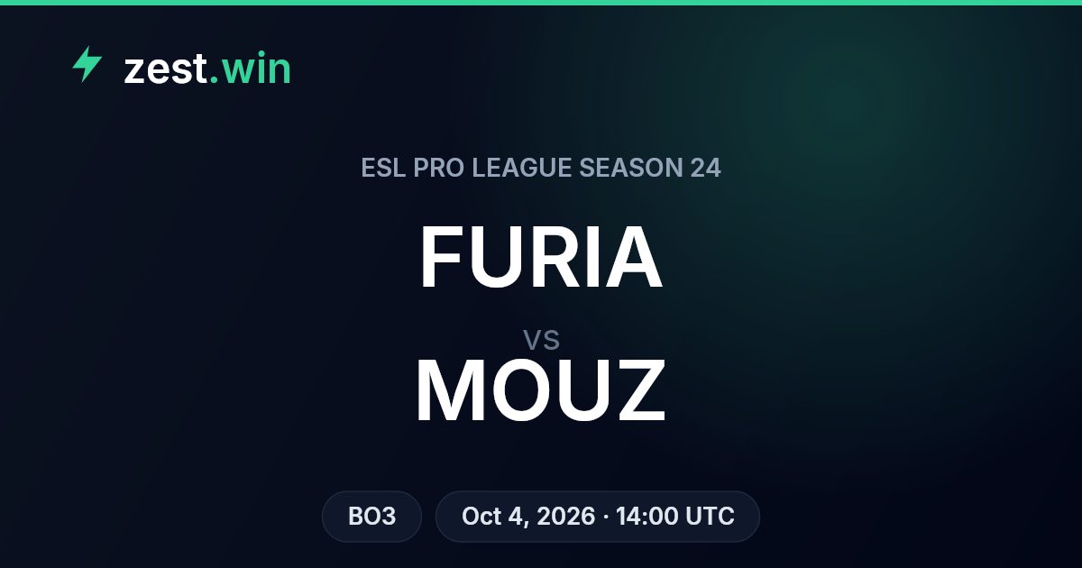 FURIA vs MOUZ Prediction — ESL Pro League Season 24
