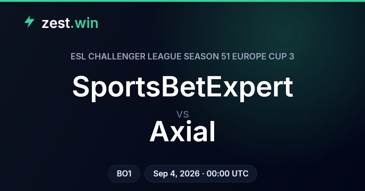 SportsBetExpert vs Axial Prediction — ECL Europe Cup 3
