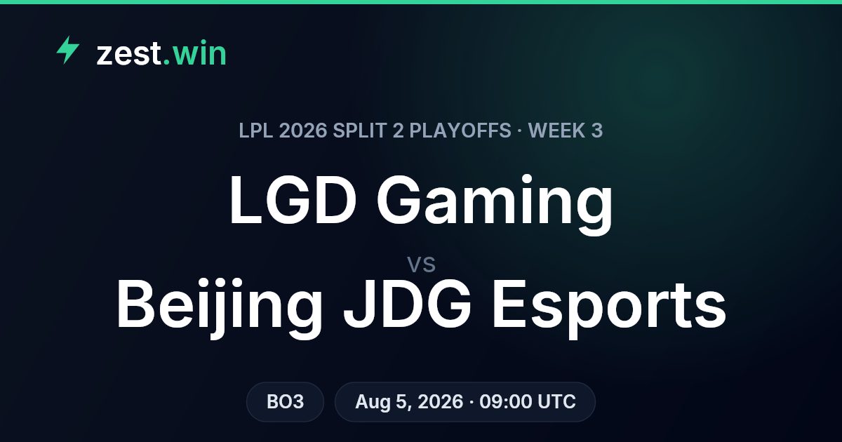 LGD Gaming vs Beijing JDG Esports: LPL Split 2 Playoffs Prediction