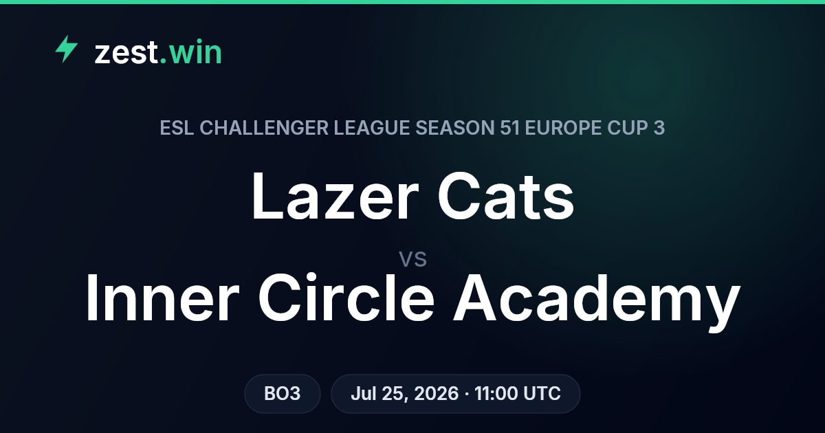 Lazer Cats vs Inner Circle Academy: ESL Challenger League S51 Europe Cup 3 Preview