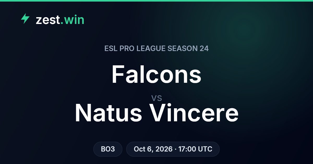 Falcons vs Natus Vincere Prediction — ESL Pro League Season 24