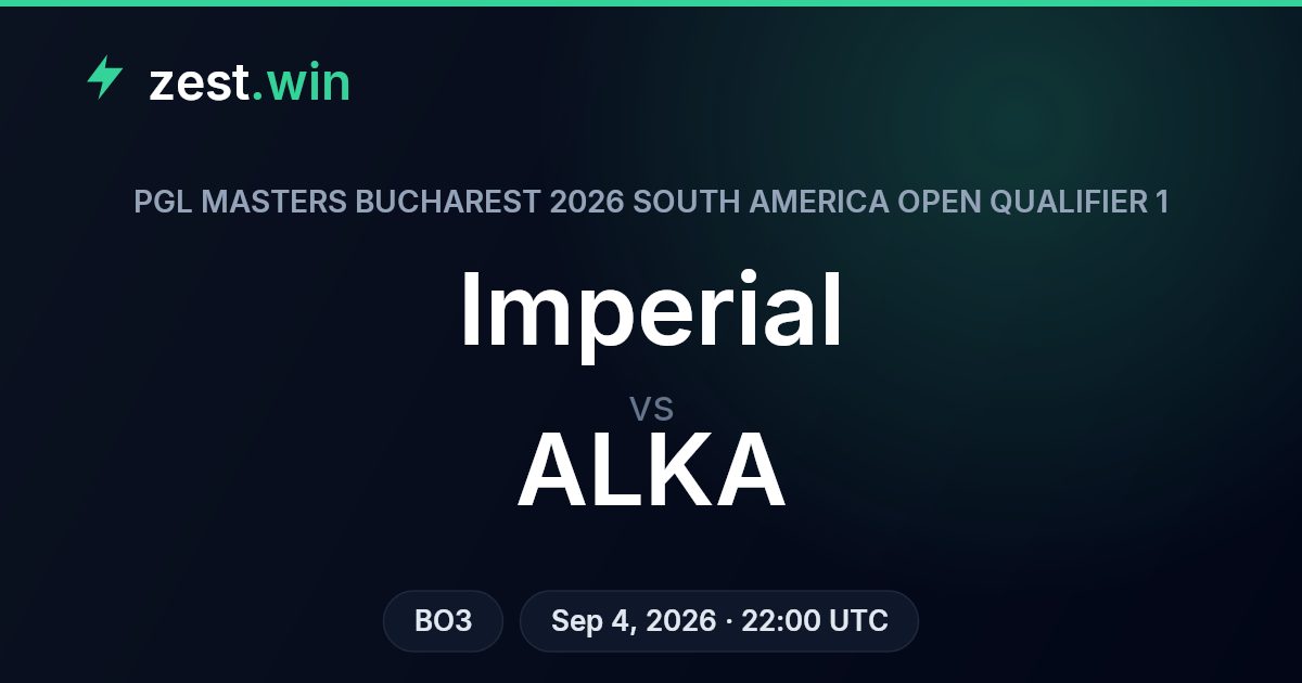 Imperial vs ALKA Prediction — PGL Masters Bucharest Qualifier 1