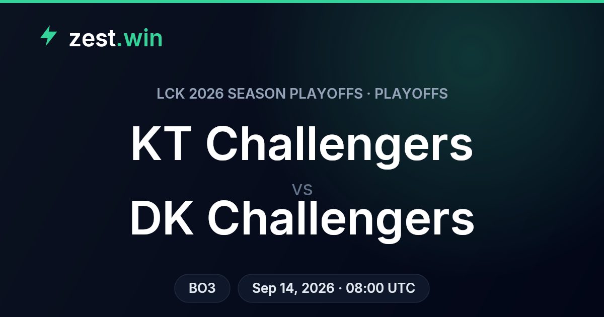 KT Challengers vs DK Challengers Prediction — LCK Playoffs