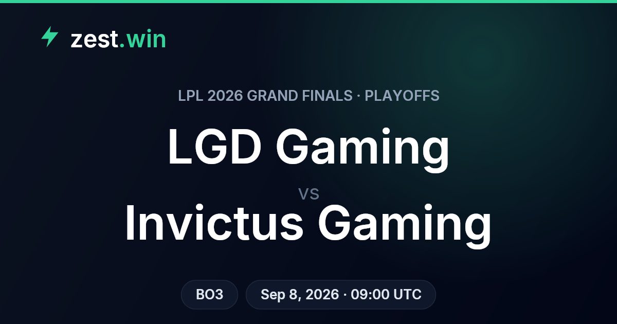 LGD Gaming vs Invictus Gaming Prediction - LPL 2026 Grand Finals