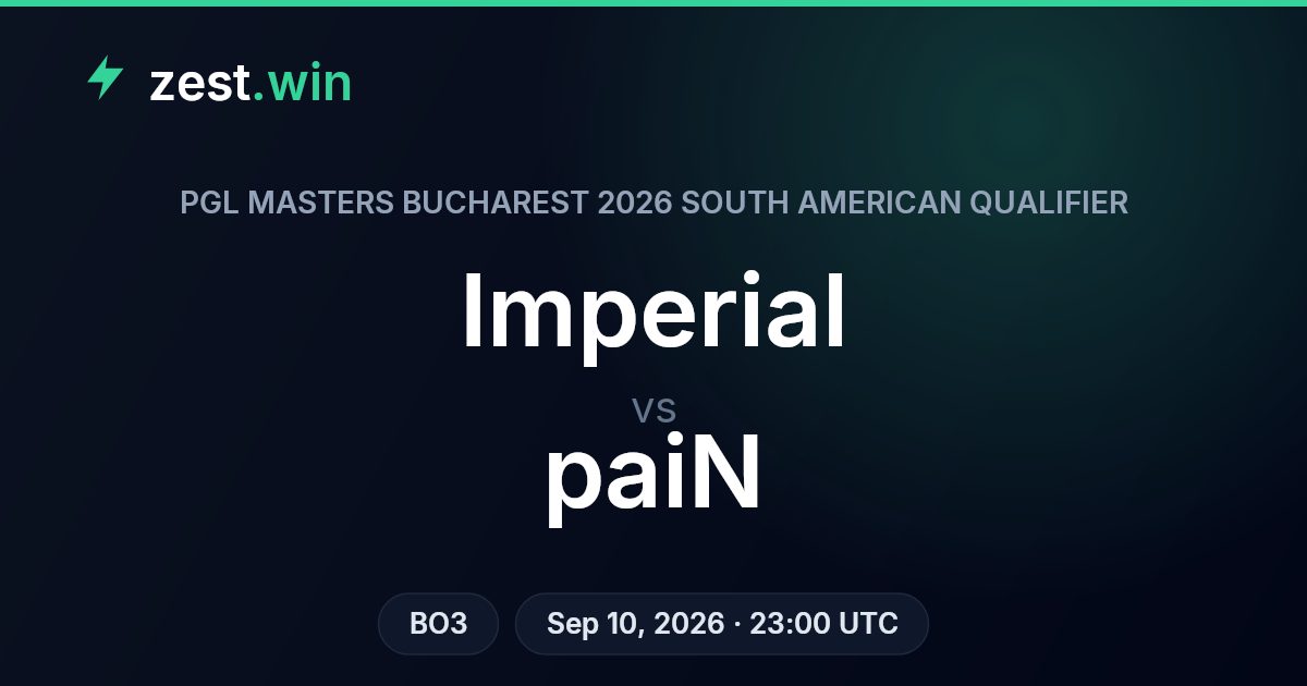 Imperial vs paiN Prediction — PGL Bucharest 2026 SA Qualifier
