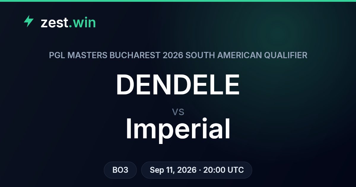 DENDELE vs Imperial Prediction — PGL Masters Bucharest
