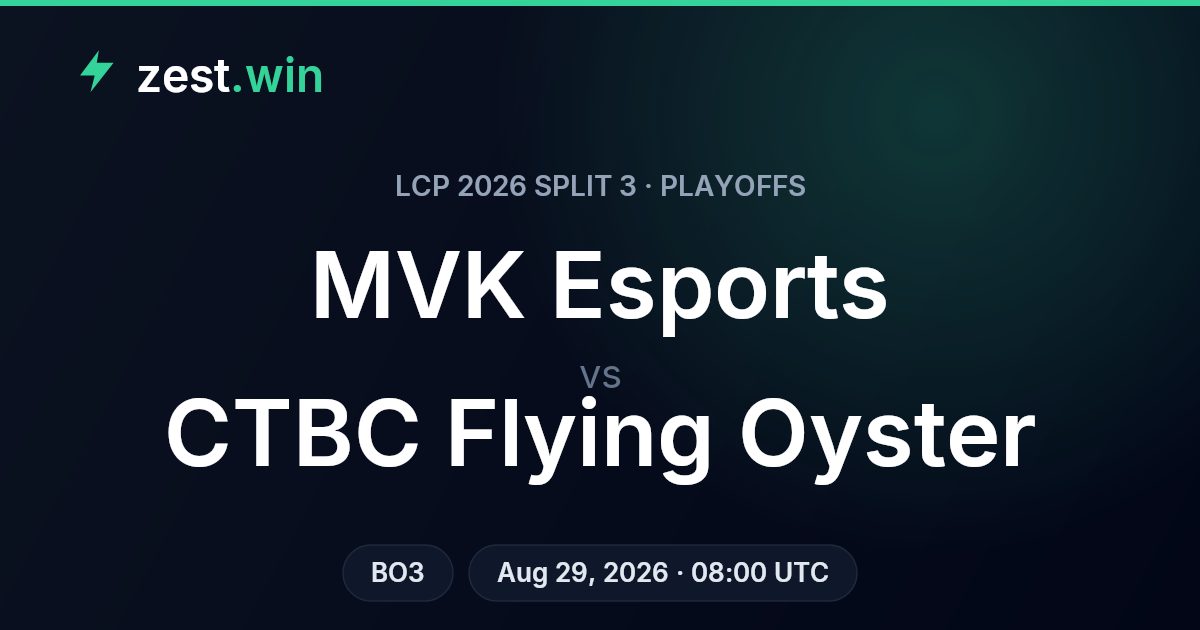 MVK Esports vs CTBC Flying Oyster Prediction — LCP 2026 Split 3
