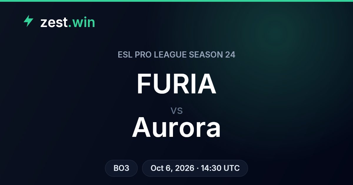 FURIA vs Aurora Prediction — ESL Pro League Season 24