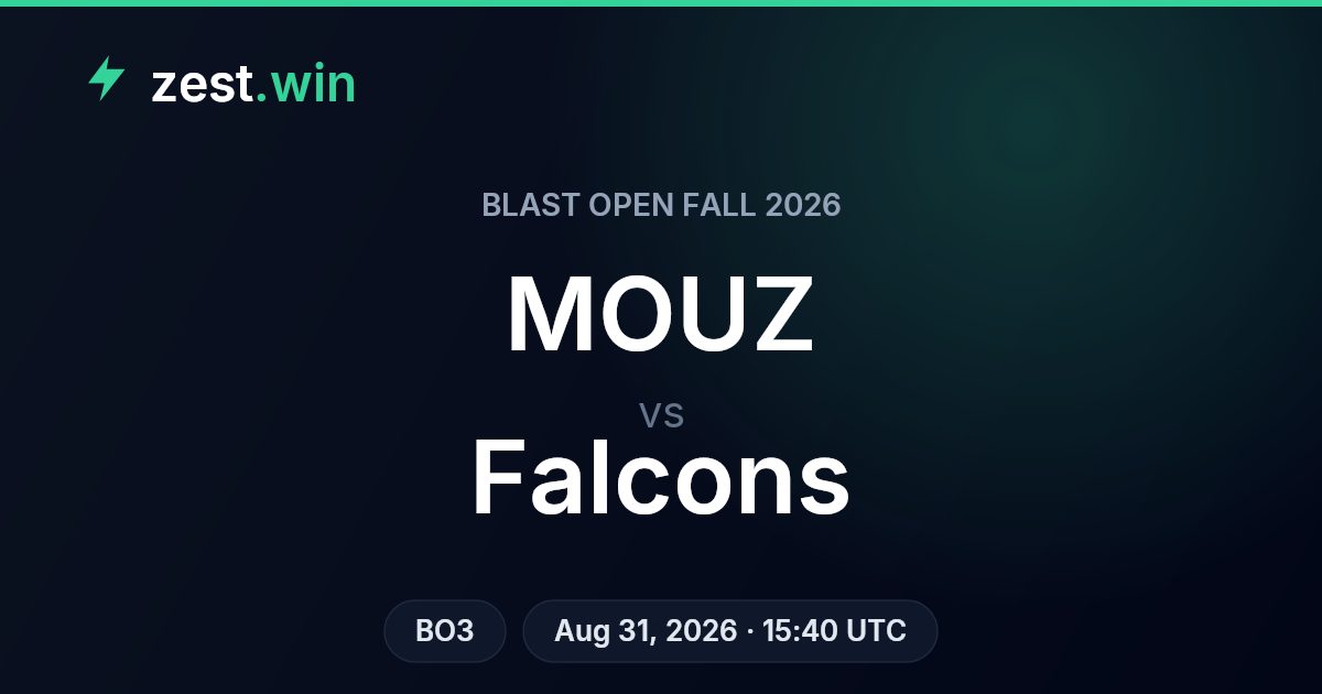 MOUZ vs Falcons Prediction — BLAST Open Fall 2026