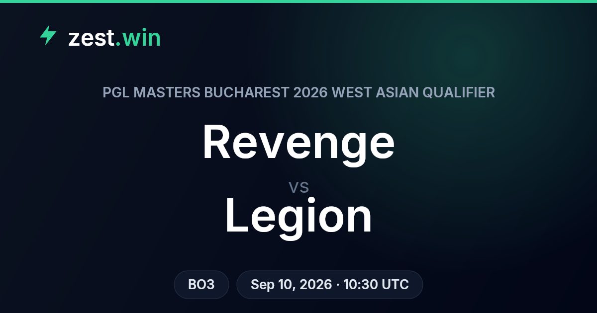 Revenge vs Legion Prediction — PGL Masters Bucharest 2026