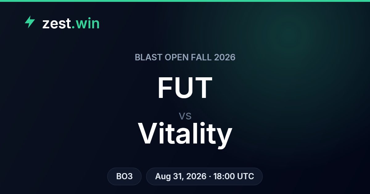 FUT vs Vitality Prediction — BLAST Open Fall 2026
